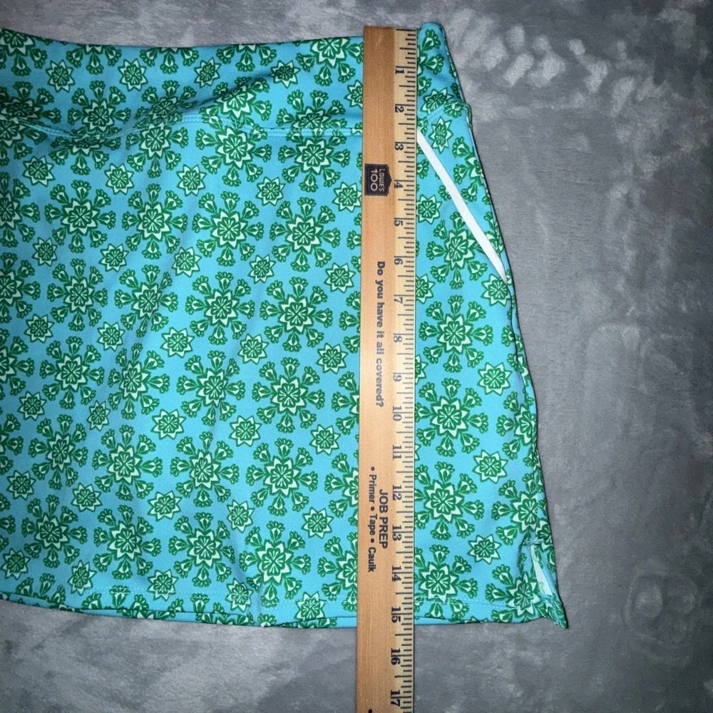 Sigrid Olsen Skort Women's M Blue Kaleidoscope Tennis Golf‎ Athletic Activewear